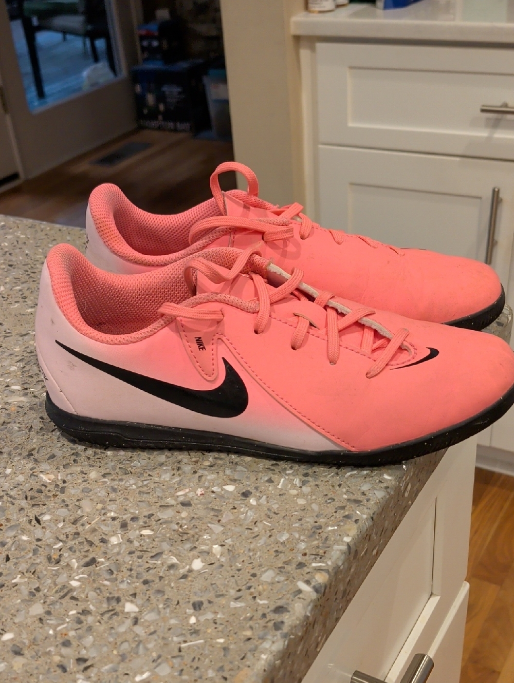 Nike Phantom Indoor Cleats Coral And Pink